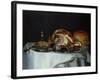 Still Life with Meat and Bread (Pair of 78161)-George, of Chichester Smith-Framed Giclee Print