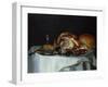 Still Life with Meat and Bread (Pair of 78161)-George, of Chichester Smith-Framed Giclee Print