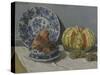 Still-Life with Melon-Claude Monet-Stretched Canvas