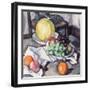 Still Life with Melons and Grapes-Samuel John Peploe-Framed Giclee Print