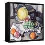 Still Life with Melons and Grapes-Samuel John Peploe-Framed Stretched Canvas