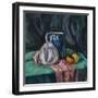 Still Life With Metal Teapot And Milk-Can-Solodkov-Framed Art Print