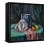 Still Life With Metal Teapot And Milk-Can-Solodkov-Framed Stretched Canvas