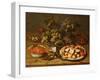 Still Life with Monkey (Oil on Canvas)-Osias The Elder Beert-Framed Giclee Print