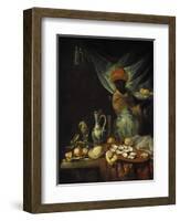 Still-Life with Moor and China. Probably About 1680-Jurian van Streek-Framed Giclee Print