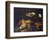 Still Life with Mushrooms and Butterflies-Schrieck-Framed Giclee Print