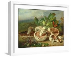 Still Life With Mushrooms Etc., 1859-null-Framed Giclee Print