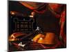 Still Life with Musical Instruments, 17Th Century (Oil on Canvas)-Evaristo Baschenis-Mounted Giclee Print