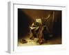 Still Life with Musical Instruments, American School-null-Framed Giclee Print