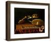 Still Life with Musical Instruments and Books, Mid of 17th C-Bartolomeo Bettera-Framed Giclee Print