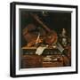 Still Life with Musical Instruments-Pieter Gerritsz. van Roestraten-Framed Giclee Print