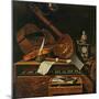 Still Life with Musical Instruments-Pieter Gerritsz. van Roestraten-Mounted Giclee Print