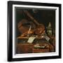Still Life with Musical Instruments-Pieter Gerritsz. van Roestraten-Framed Giclee Print