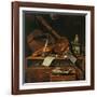 Still Life with Musical Instruments-Pieter Gerritsz. van Roestraten-Framed Giclee Print