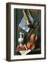 Still Life with Musical Instruments-William Michael Harnett-Framed Giclee Print