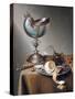 Still-Life with Nautilus Cup-Marten Boelema de Stomme-Stretched Canvas