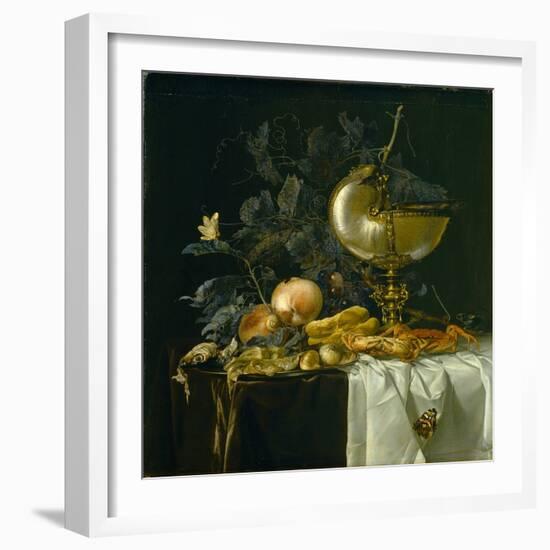 Still-Life with Nautilus Cup-Willem van Aelst-Framed Giclee Print