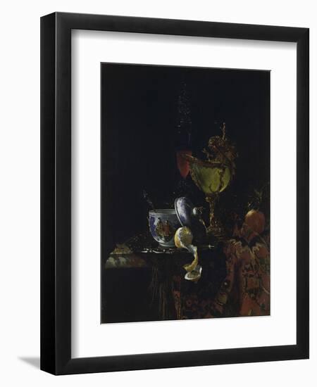 Still Life with Nautilus Cup-Willem Kalf-Framed Premium Giclee Print