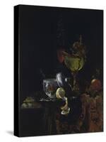 Still Life with Nautilus Cup-Willem Kalf-Stretched Canvas