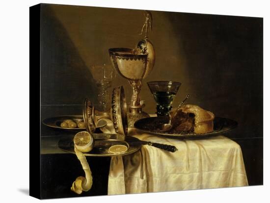 Still Life with Nautilus Goblet, 1642-Willem Claesz. Heda-Stretched Canvas