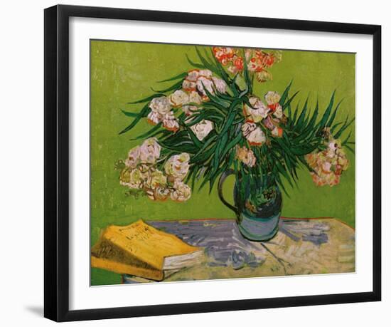 Still Life with Oleander-Vincent van Gogh-Framed Giclee Print