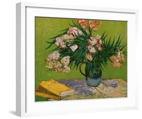 Still Life with Oleander-Vincent van Gogh-Framed Giclee Print