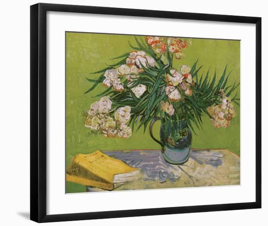 Still Life with Oleander-Vincent van Gogh-Framed Art Print