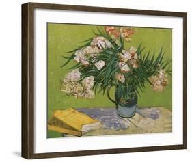 Still Life with Oleander-Vincent van Gogh-Framed Art Print