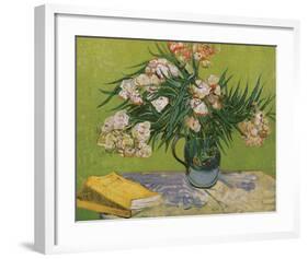 Still Life with Oleander-Vincent van Gogh-Framed Art Print