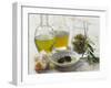 Still Life with Olives and Different Types of Olive Oil-Eising Studio - Food Photo and Video-Framed Photographic Print