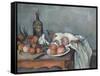 Still Life with Onions, 1896-1898-Paul Cézanne-Framed Stretched Canvas