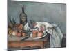 Still Life with Onions, 1896-1898-Paul Cézanne-Mounted Giclee Print