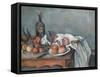 Still Life with Onions, 1896-1898-Paul Cézanne-Framed Stretched Canvas