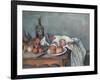 Still Life with Onions, 1896-1898-Paul Cézanne-Framed Giclee Print