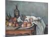 Still Life with Onions, 1896-1898-Paul Cézanne-Mounted Giclee Print