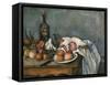 Still-Life with Onions, c.1895-Paul Cézanne-Framed Stretched Canvas