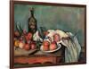 Still Life with Onions-Paul Cézanne-Framed Art Print
