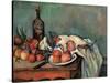 Still Life with Onions-Paul Cézanne-Stretched Canvas