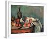 Still Life with Onions-Paul Cézanne-Framed Art Print