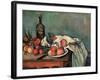 Still Life with Onions-Paul Cézanne-Framed Art Print