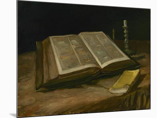 Still Life with Open Bible, 1885-Vincent van Gogh-Mounted Giclee Print