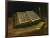 Still Life with Open Bible, 1885-Vincent van Gogh-Framed Giclee Print