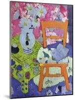 Still Life with Orange Chair-Anne Redpath-Mounted Premium Giclee Print