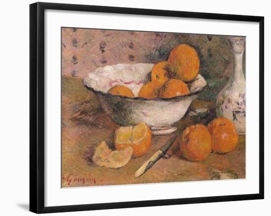 Still Life with Oranges, 1881-Paul Gauguin-Framed Premium Giclee Print