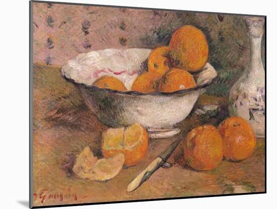 Still Life with Oranges, 1881-Paul Gauguin-Mounted Giclee Print