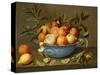 Still Life with Oranges and Lemons in a Wan-Li Porcelain Dish-Jacob Van Hulsdonck-Stretched Canvas