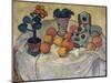 Still life with oranges and stoneware dog. 1907-Paula Modersohn-Becker-Mounted Giclee Print