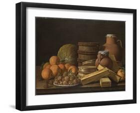 Still Life with Oranges and Walnuts, 1772-Luis Meléndez-Framed Giclee Print