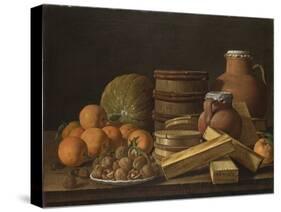 Still Life with Oranges and Walnuts, 1772-Luis Meléndez-Stretched Canvas