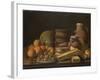 Still Life with Oranges and Walnuts, 1772-Luis Meléndez-Framed Premium Giclee Print